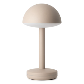 LED battery table lamp BUG aluminium beige H 290 mm product photo