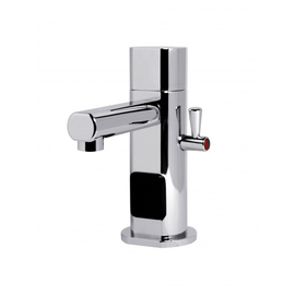 basin tap with sensor lateral mixing lever mains operation product photo