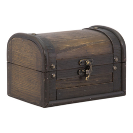 invoice box Treasure Antique wood | 158 mm x 110 mm x 114 mm product photo