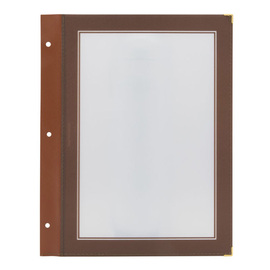 Menu inserts for WOOD menus, A4, set of 5, brown product photo