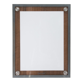 information display GLASS STAR walnut coloured for 1 A4 page product photo
