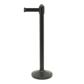 barrier system RETRACTABLE black barrier length 2.02 m product photo