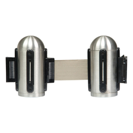 Attachment to RETRACTABLE barrier post, gray belt product photo