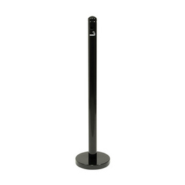 standing ashtray stainless steel black product photo