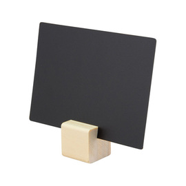 table chalkboard set DIN A7 6 litte chalkboards | 6 wooden bases |1 chalkboard pen product photo