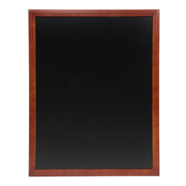 wall chalkboard UNIVERSAL mahogany coloured H 870 mm incl. wall mounting product photo