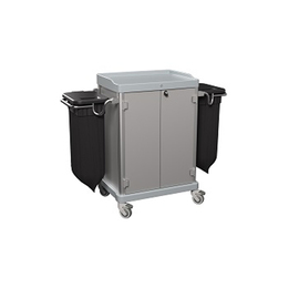 housekeeping cart ESSENTIAL-V3 | grey  | 1061 mm x 571 mm H 1290 mm product photo