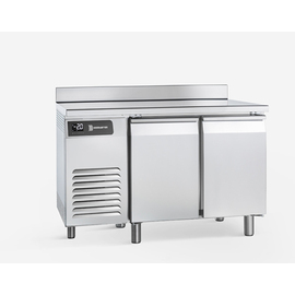bakery freezer table with worktop edged upwards | 2 solid doors product photo