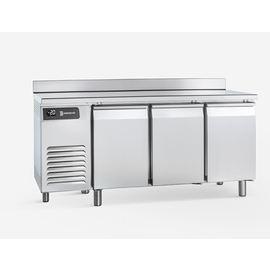 bakery cooling table with worktop edged upwards | 3 solid doors product photo