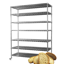bakery trolley | bread cart WP-183 | 1830 mm x 610 mm H 1730 mm product photo