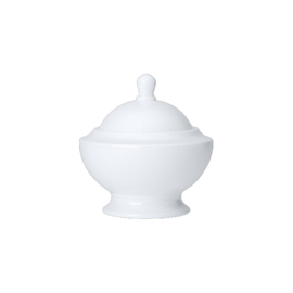 sugar jar CLASSIC WHITE Bone China 250 ml H 115 mm product photo