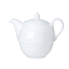 tea pot COUPE WHITE Bone China 46 cl H 103 mm product photo