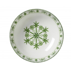 bowl SULTAN`S GARDEN white | green Bone China 2 ltr product photo