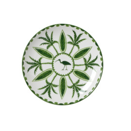 plate SULTAN`S GARDEN Bone China Ø 165 mm white | green product photo
