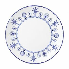 plate SULTAN`S GARDEN BLUE edge pattern Bone China Ø 275 mm white | blue product photo