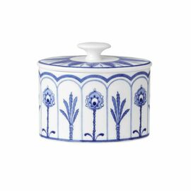 sugar jar SULTAN`S GARDEN BLUE Bone China product photo