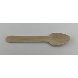 ice cream spoon made from wood unwaxed L 140 mm product photo