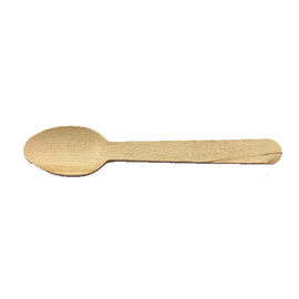 wooden spoon waxed L 140 mm product photo