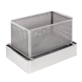 Collector with sieve, stainless steel, Ø 310 x H 210 mm for MINI-FLOTT product photo
