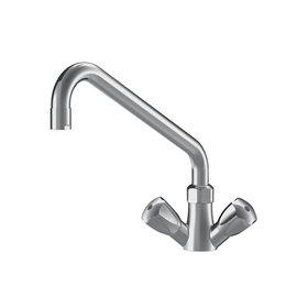 two-handle mixer tap one hole standing fitting outreach 300 mm | discharge height 200 mm product photo