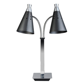 double heat lamp black product photo