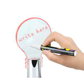 LED buffet sign light bulb with stand inscribable product photo