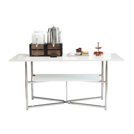 buffet table foldable white | rectangular 1600 mm x 800 mm H 750 mm product photo