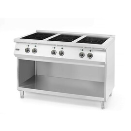 Induction hob with 6 cooking zones | 400V/25500W | 1200x700x(H)890mm product photo