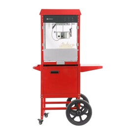 Popcorn machine with chassis | Red | 220-240V/1155W | 940x510x(H)1553mm product photo