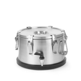 Insulated portable container - with drain tap | Professional Line | 10L | Ø330x(H)220mm product photo