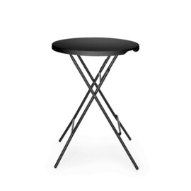 Bar-style standing table | Black | &Oslash;800x(H)1100mm product photo