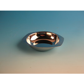 side dish bowl 400 ml stainless steel round Ø 140 mm H 40 mm with handle product photo